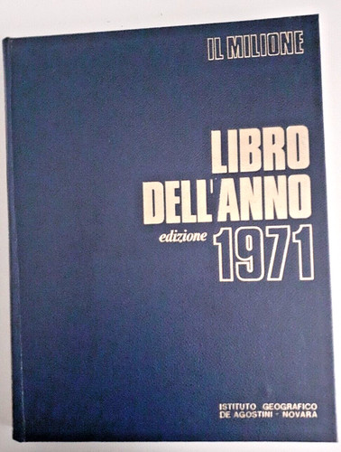 Libro dell anno edizione - libro, 1971